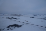 SD412 snow in fields