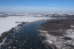 Missouri River near Decatur, ND