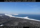 Lake Superior between LS385 and LS382