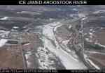 ICE JAMMED AROOSTOOK RIVER