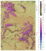 Thumbnail image of Modeled Snow Water Equivalent