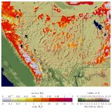 Thumbnail image of Modeled Snow Melt