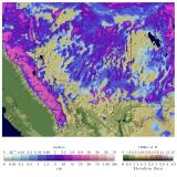Thumbnail image of Modeled Snow Water Equivalent