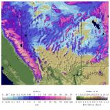 Thumbnail image of Modeled Snow Water Equivalent