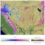 Thumbnail image of Modeled Snow Water Equivalent