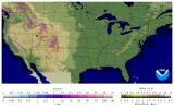 Thumbnail image of Modeled Snow Water Equivalent