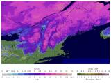 Thumbnail image of Modeled Snow Water Equivalent