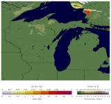 Thumbnail image of Modeled Snow Melt