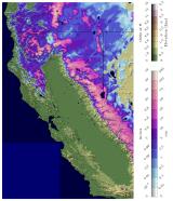 Thumbnail image of Modeled Snow Water Equivalent