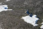Hudson River, partially open