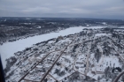 Portage Lake Frozen