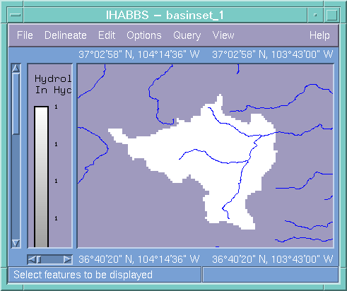 Figure 4 - The resulting basin in its raster form